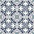 Papel de Parede Adesivo Vinil Azulejo Portguês Flor Hidráulico Cinza - Imagem 4