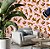 Papel de Parede Adesivo Vinil Tigres Rosa Felino Tigresa Moderno Sala Quarto Menina - Imagem 1