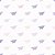 Papel de Parede Adesivo Vinil Aviões de Papel Roxo Lilás Rosa Vintage Quarto Menina - Imagem 4