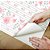 Papel de Parede Adesivo Vinil Rosa Listra Ramo Floral Vintage Pintura Sala Quarto - Imagem 3