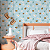 Papel de Parede Adesivo Vinil Sala Abelhas Margaridas Flor Vintage Fofo Colorido Quarto Infantil Bebe - Imagem 2