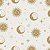 Papel de Parede Adesivo Vinil Lua Sol Dourado Estrela Vintage Sala Quarto Infantil - Imagem 4