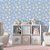Papel de Parede Adesivo Vinil Margaridas Azul Bebê Fofo Quarto Infantil Menina - Imagem 1