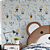 Papel de Parede Adesivo Vinil História Principe Dragões Castelo Azul Quarto Infantil - Imagem 2