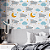 Papel de Parede Adesivo Vinil Estrelas Bebê Ovelha Lua Nuvem Quarto Infantil - Imagem 1