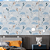 Papel de Parede Adesivo Vinil Céu Pipa Azul Salmão Nuvens Fofo Quarto infantil Menino - Imagem 1