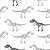 Papel de Parede Adesivo Vinil T-Rex Esqueleto Dinossauro Cinza Desenho Quarto Menino - Imagem 4