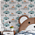 Papel de Parede Adesivo Vinil Submarino Azul Mar Bebe Quarto Infantil Menino - Imagem 1