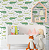 Papel de Parede Adesivo Vinil Sala Jacarés Verde Mãe Filho Fofo Animal Quarto Infantil - Imagem 2
