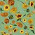 Papel de Parede Adesivo Vinil Galeria Girassol De Van Gogh Pintura Verde Floral Quarto Sala - Imagem 4