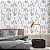 Papel de Parede Adesivo Vinil Flor Rosa Floral Ramos Lavanda Azul Roxo Cozinha Sala - Imagem 1