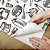 Papel de Parede Adesivo Vinil Lavável Utensílios Branco Preto Vintage Cozinha - Imagem 3