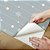 Papel de Parede Adesivo Vinil Linhas Floral Cinza Acinzentado Bebê Floco de Neve Quarto Infantil - Imagem 3
