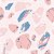 Papel de Parede Adesivo Vinil Tie Dye Tinta Rosa Azul Pedras Místico Quarto Menina - Imagem 4