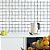 Papel de Parede Adesivo Vinil Pastilhas Branco Linha Azulejo Vintage Cozinha Varanda Gourmet - Imagem 2