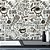 Papel de Parede Adesivo Vinil Restaurante Big Tasty Food Truck Desenho Vintage - Imagem 1