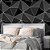 Papel de Parede Autocolante Vinil Zara Cinza Preto e Prata Moderno Triangulos Sala Quarto - Imagem 2