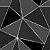 Papel de Parede Autocolante Vinil Zara Cinza Preto e Prata Moderno Triangulos Sala Quarto - Imagem 4