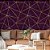Papel de Parede Autocolante Vinil Zara Gold Efeito Camurça Roxo Moderno Triangulos Sala Quarto - Imagem 1