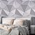 Papel de Parede Adesivo Vinil Triangulos Provençal Nude Branco Cinza Zara Moderno Quarto Sala - Imagem 2