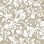 Papel de Parede Adesivo Vinil Provençal Arabesco Branco e Bege Folhas Vintage Sala Quarto Cozinha - Imagem 4