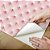 Papel de Parede Adesivo Vinil Efeito Textura Capitonê Botonê Rosa Cabeceira Quarto Menina - Imagem 3