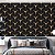 Papel de Parede Adesivo Vinil Abstrato Preto Gold 3D Moderno Sala Quarto - Imagem 1