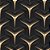 Papel de Parede Adesivo Vinil Abstrato Preto Gold 3D Moderno Sala Quarto - Imagem 4