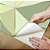 Papel de Parede Adesivo Vinil Triangulos Zara Tons Verde Rosê Geométrico Linhas Quarto Sala - Imagem 3