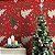 Papel de Parede Adesivo Vinil Árvores Natal Vermelho Presente Natalino Sala - Imagem 1