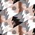 Papel de Parede Adesivo Vinil Pinheiro Arvore Natalina Natal Rose Gold Cinza Abstrato Elegante Sala - Imagem 4