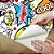Papel de Parede Adesivo Vinil Teen Pop Art OMG Comics Colorido Quarto Infantil - Imagem 3
