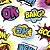 Papel de Parede Adesivo Vinil Desenho Pop Art Bang Boom Comics Quarto Infantil - Imagem 4