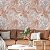 Papel de Parede Adesivo Vinil Sala Marmorizado Rosa Salmão Cinza Tinta Óleo Quarto - Imagem 1