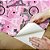 Papel de Parede Adesivo Vinil Teen Torres Eiffel Bike Roxo Flores Vintage Quarto Menina - Imagem 3