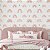 Papel de Parede Adesivo Vinil Arco Iris Rosa Coração Pintura Aquarela Quarto Infantil - Imagem 1
