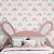 Papel de Parede Adesivo Vinil Arco Iris Rosa Coração Pintura Aquarela Quarto Infantil - Imagem 2
