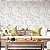 Papel de Parede Adesivo Vinil De Sala Círculo Branco Moderno - Imagem 2