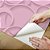 Papel de Parede Adesivo Vinil Círculos 3D Rosa Moderno Textura Quarto Sala Meninas - Imagem 3