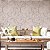 Papel de Parede Adesivo Vinil Folha Rosa Rosê Gold Planta Elegante Moderno Sala Quarto - Imagem 2
