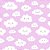 Papel de Parede Adesivo Vinil Bebê Nuvem Rosa Cute Fofo Quarto Infantil Menina - Imagem 4