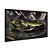 Quadro Decorativo Carro Lamborghini Verde Horizontal Moderno Sala Quarto - Imagem 3
