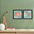 Kit 2 Quadros Decorativos Quadrado Turquesa e Vermelho Concha Estrelas Praia Vintage Pintura Madeira 21cm x 21cm - Imagem 7