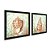 Kit 2 Quadros Decorativos Quadrado Elegante Concha Corais Fundo do Mar Praia Vintage Pintura 21cm x 21cm - Imagem 3