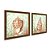 Kit 2 Quadros Decorativos Quadrado Elegante Concha Corais Fundo do Mar Praia Vintage Pintura 21cm x 21cm - Imagem 5