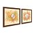 Kit 2 Quadros Decorativos Quadrado Sépia Bege Concha Corais Elegante Mar Praia Vintage Pintura Madeira 21cm x 21cm - Imagem 5