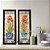 Kit 2 Quadros Decorativos Lavabo Banheiro Sala Cozinha Retro Vaso de Flores Vintage Bege Pintura Premium Elegante - Imagem 6