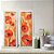 Kit 2 Quadros Decorativos Lavabo Banheiro Retro Papoulas Vermelhas Flores Vintage Pintura Premium Elegante - Imagem 6