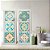 Kit 2 Quadros Lavabo Colorido Azulejo Português Rosa Mosaico - Imagem 6