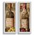 Kit 2 Quadros Lavabo Paris Uva Vintage Bege Roma Bar - Imagem 1